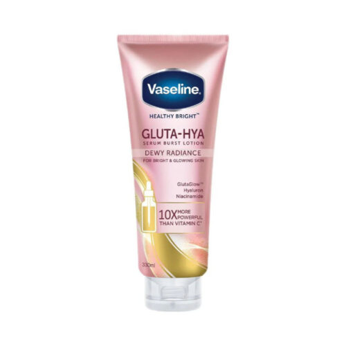 Vaseline Healthy Bright Gluta-Hya Serum Burst Lotion Dewy Radiance (PACK OF 1) 330ML