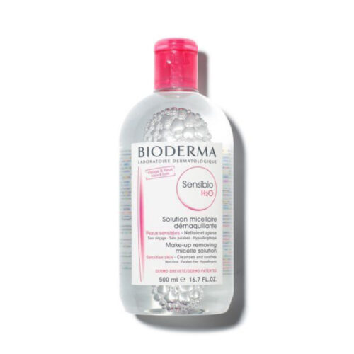 BIODERMA Sensibio H2O Make-Up Removing Micellar Water, 500Ml With Pump