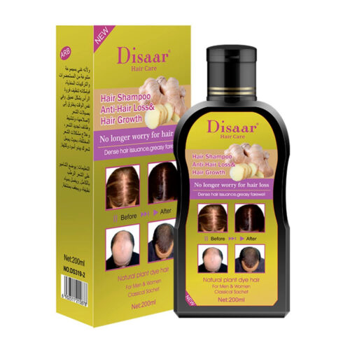 DISAAR Beauty Anti-Hair Loss Shampoo 200ml – Hair Growth & Regrowth Treatment with Ginger Extract