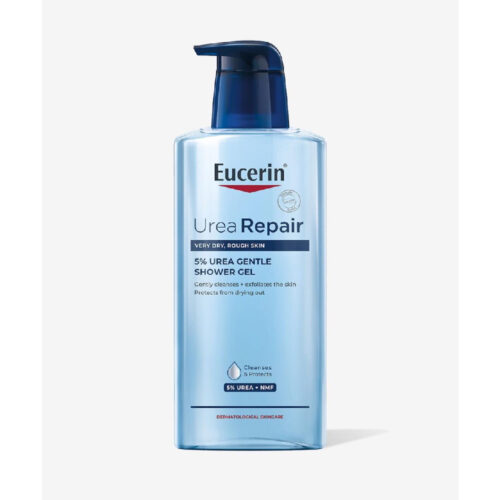 Eucerin Urea Repair Gentle Shower Gel, with 5% Urea and NMF, Gently Cleanses, Exfoliates, Protects the Skin from Drying Out, Dermatologically Proven, for Very Dry, Rough Skin, 400ml