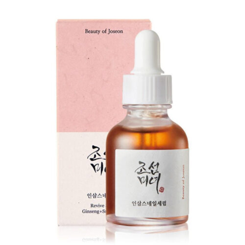 Beauty of Joseon Revive Serum Snail Mucin Ginseng Hydrating Repairing Peptide Facial Moisturizer, Dark Spot Acne Scar Dull Skin Fine Lines, Korean Skin Care for Men and Women, 30ml