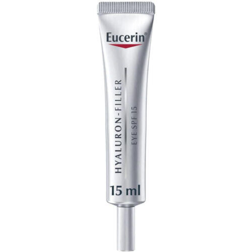 Eucerin Hyaluron Filler Anti-Aging Eye Cream with Hyaluronic Acid, Reduces Eye Wrinkles, UVA & UVB Protection, SPF 15,