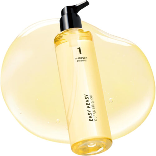 Numbuzin No.1 Cleansing Oil | Easy Peasy Cleansing Oil | Makeup Removing Facial Cleanser, Corn Oil, Macadamia Seed Oil | Waterproof Makeup, Blackhead, Excess Oil | Hydrating, Non-Heavy | 200ml