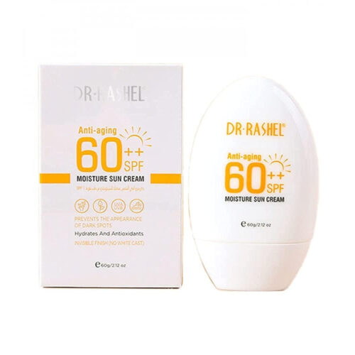 Dr. Rashel Anti-Aging Moisturizing Sunscreen Cream SPF 60++ White 60g