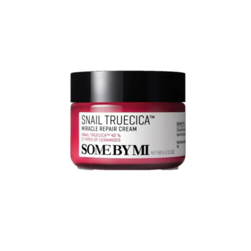 Some By Mi Snail Truecica Miracle Repair Cream - 60ml - Snail Mucin for Sensitive Skin - Korean Skincare